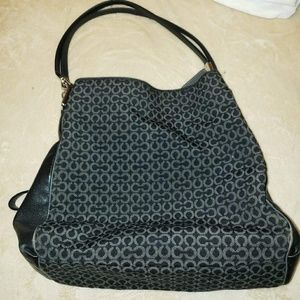 Black Phoebe Coach Purse